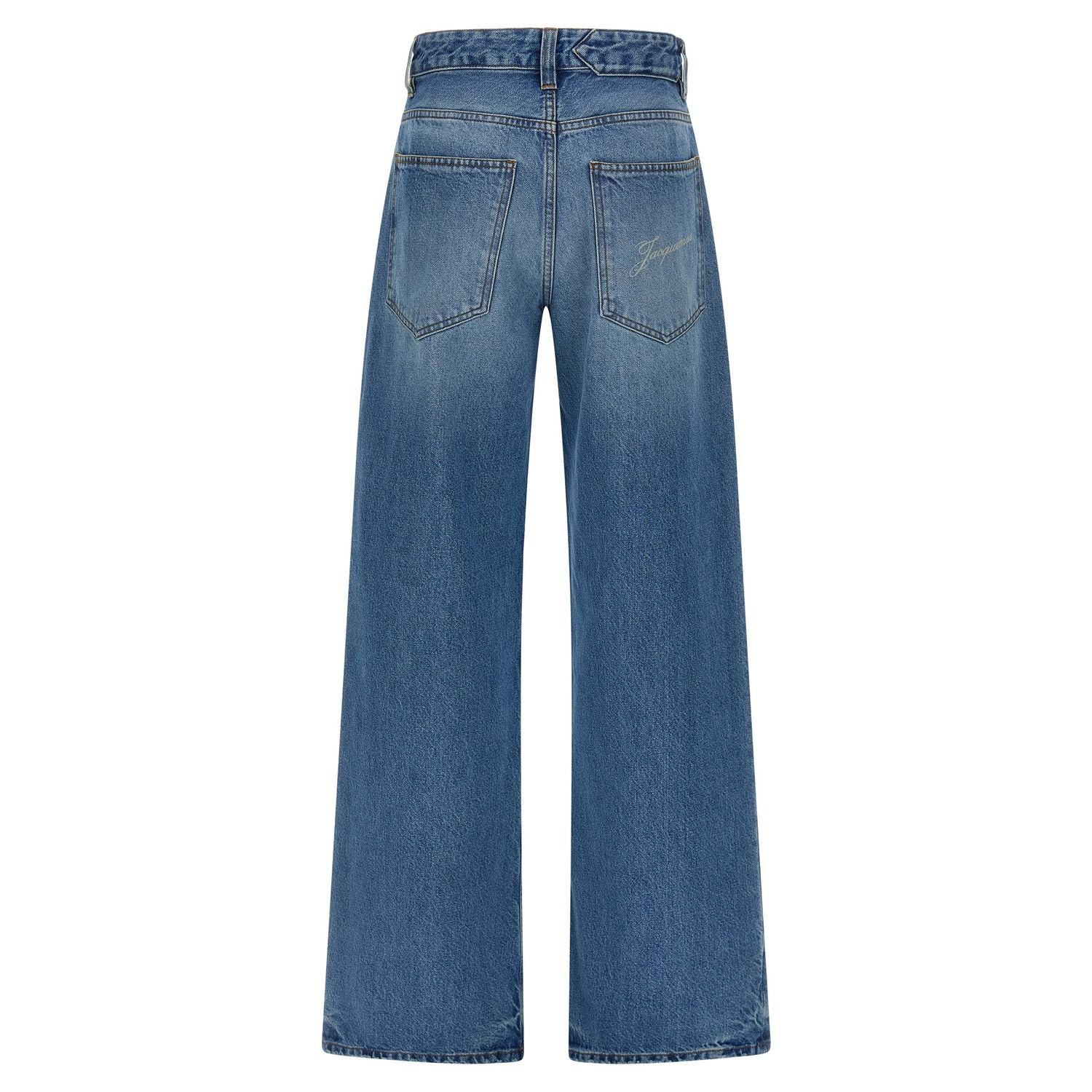 Jacquemus Blue Cotton Jeans Denim