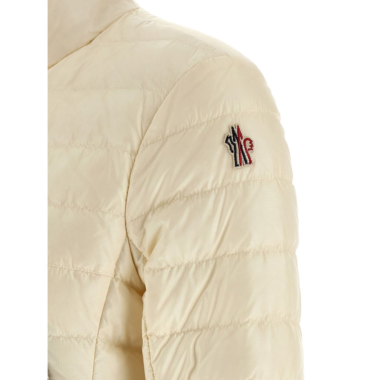 Moncler Grenoble White Polyamide Full-Length Jacket