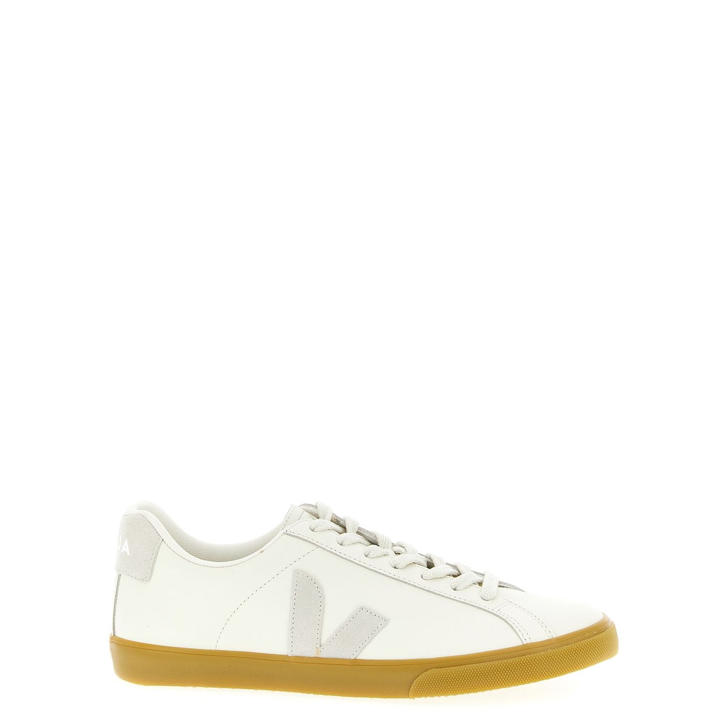 Veja Beige Calfskin Low Top Sneakers