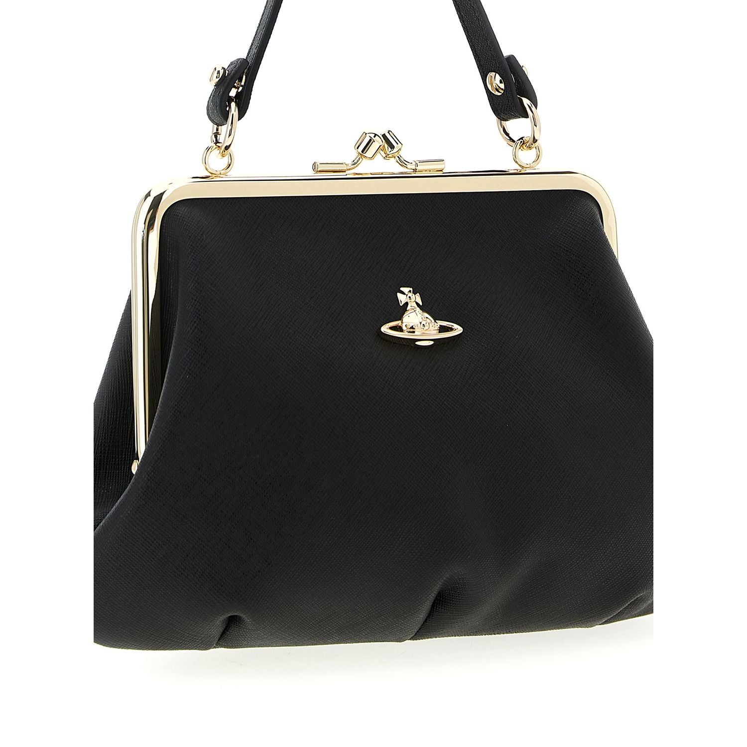 Vivienne Westwood Black Cowhide Handbag