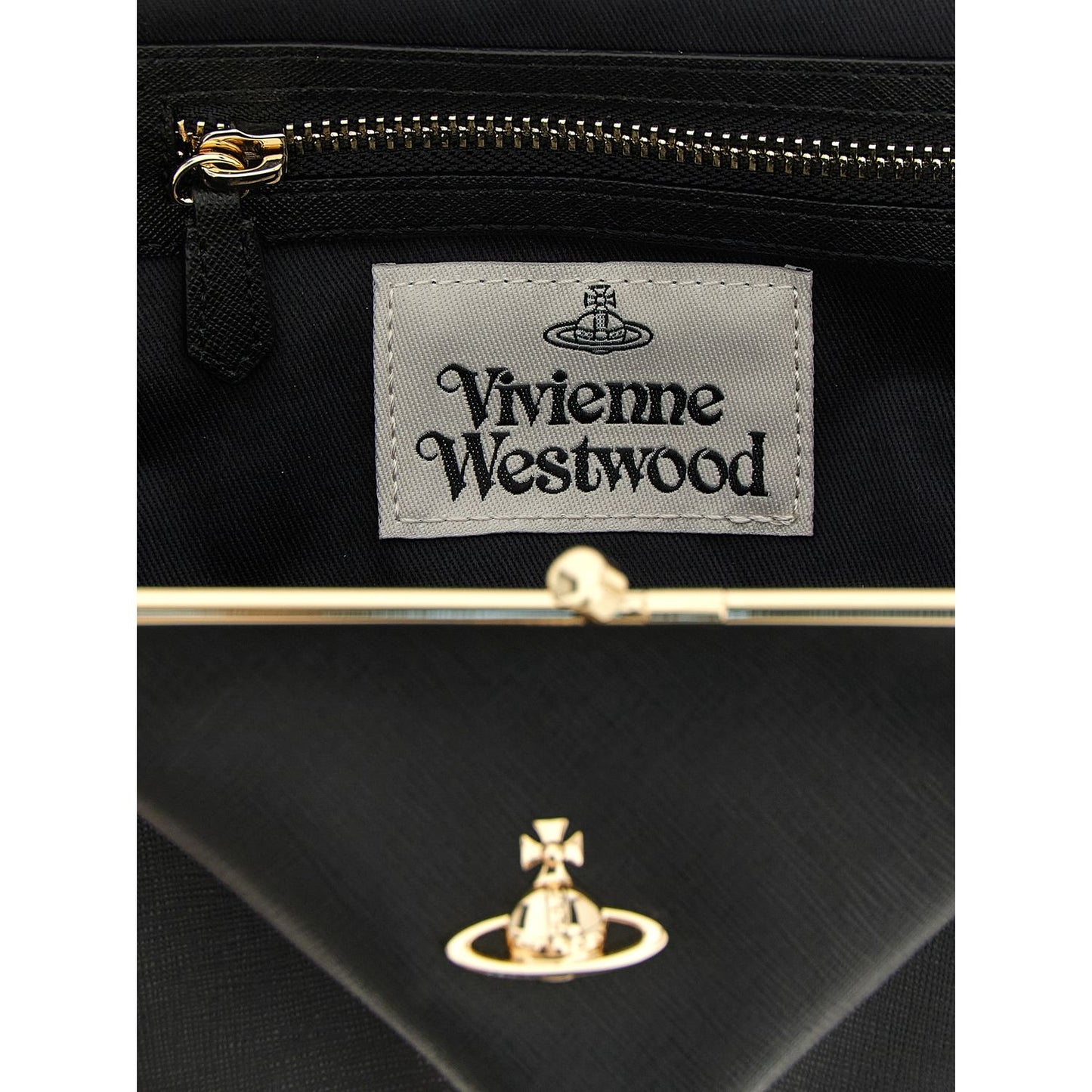 Vivienne Westwood Black Cowhide Handbag