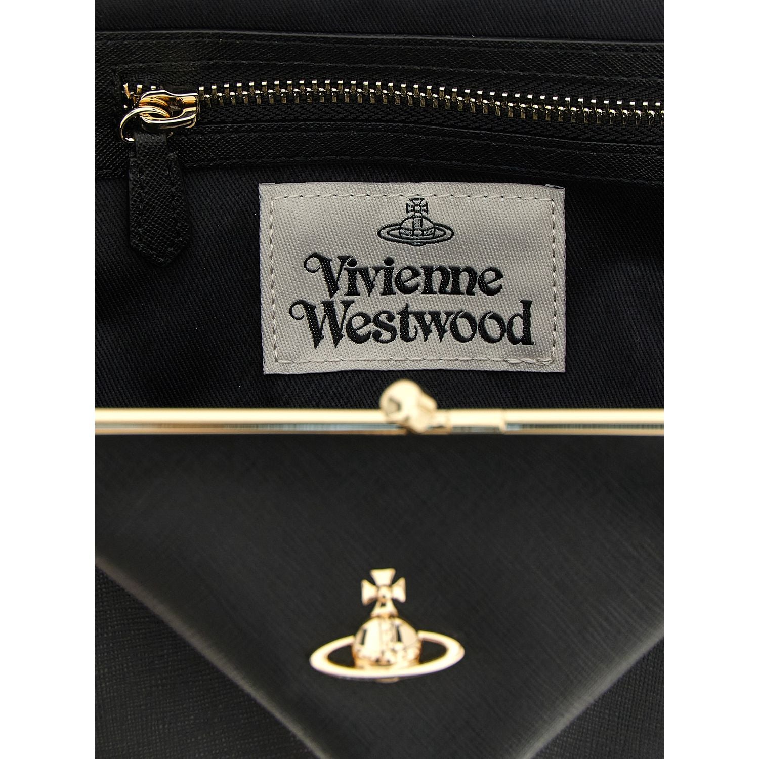Vivienne Westwood Black Cowhide Handbag