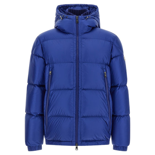 Moncler Blue Polyamide Full-Length Jacket