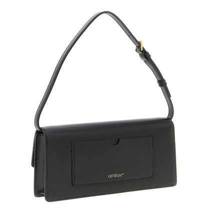 Off-White Black Polyester Shoulder Bag
