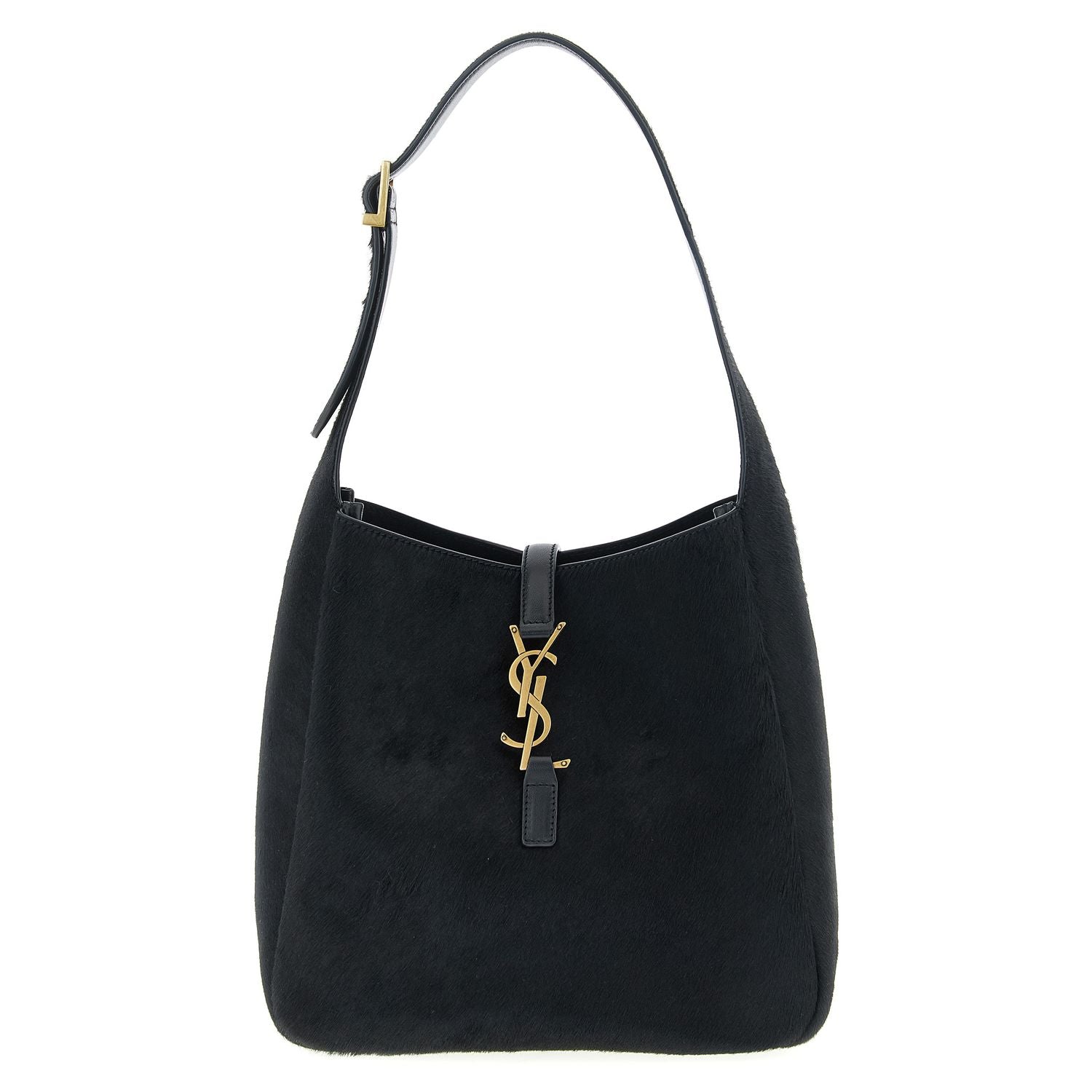 Saint Laurent Black Calfskin Shoulder Bag