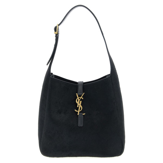 Saint Laurent Black Calfskin Shoulder Bag