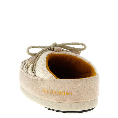 Moon Boot Beige Polyester Flat Boots