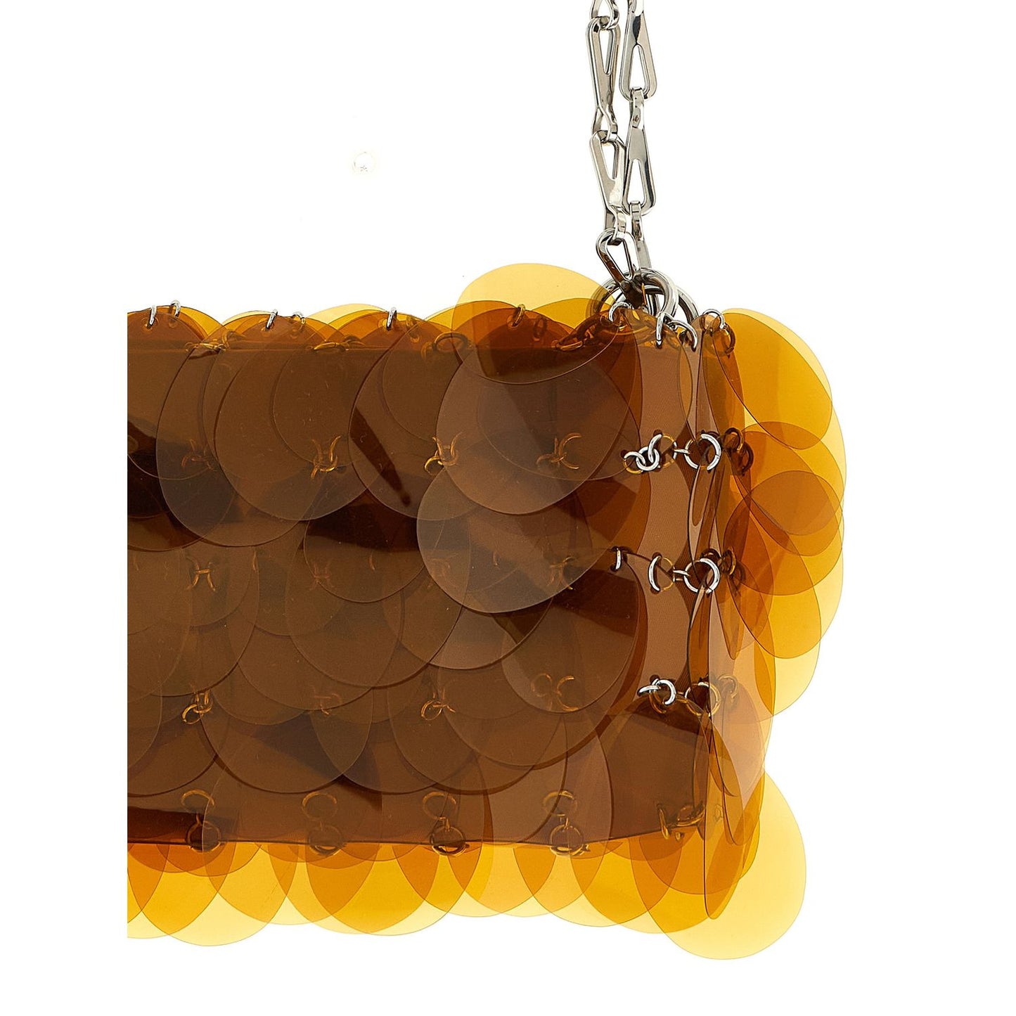 Paco Rabanne Orange Polyester Shoulder Bag