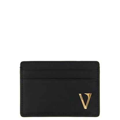 Versace Black Calfskin Cardholder