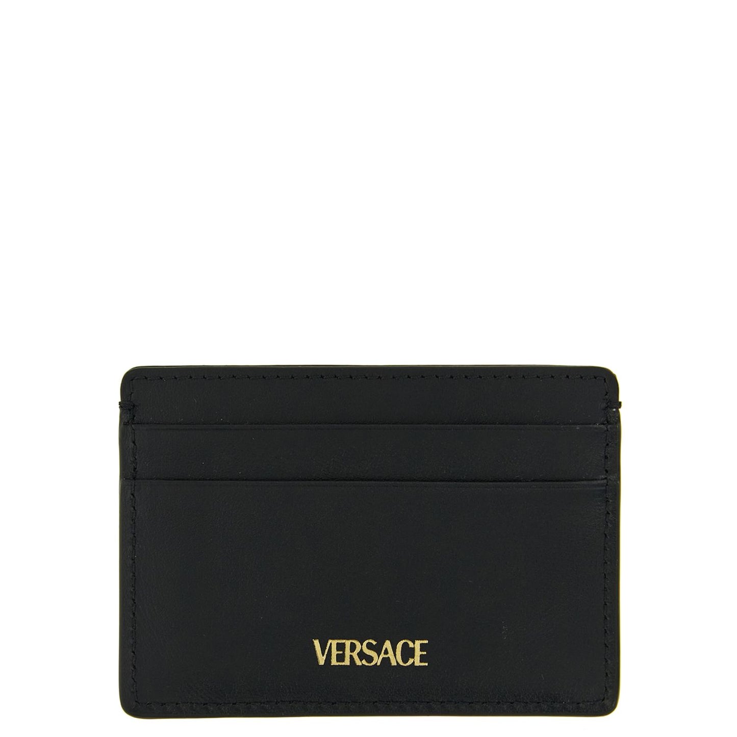 Versace Black Calfskin Cardholder