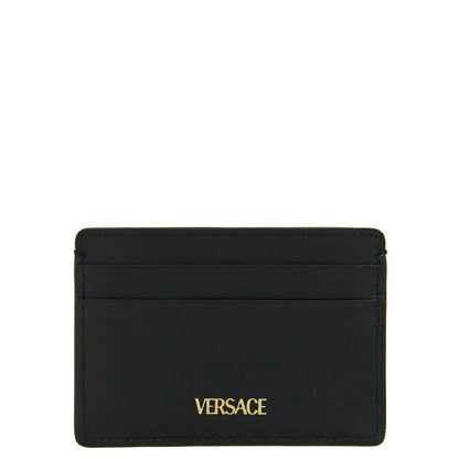 Versace Black Calfskin Cardholder