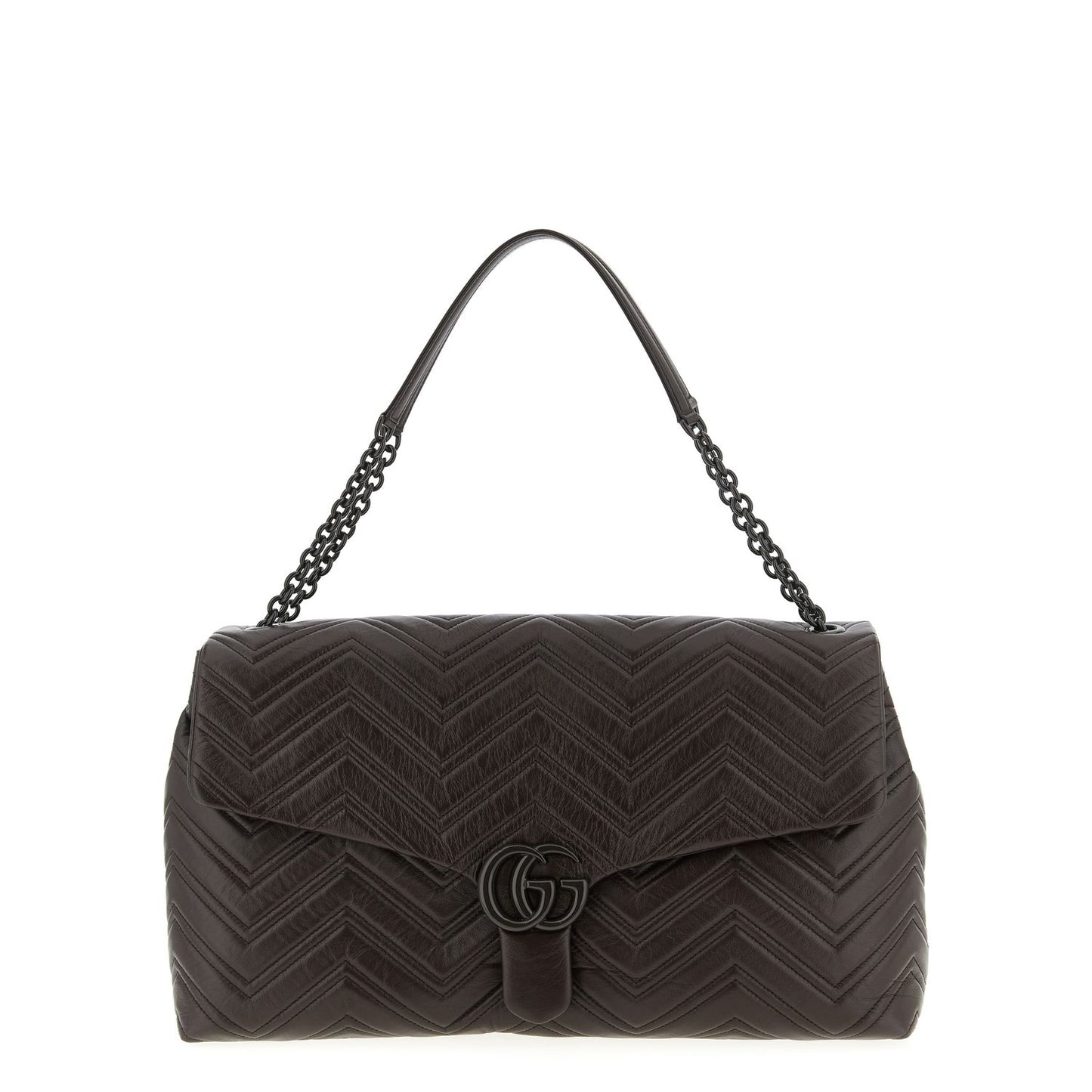 Gucci Brown Calfskin Shoulder Bag