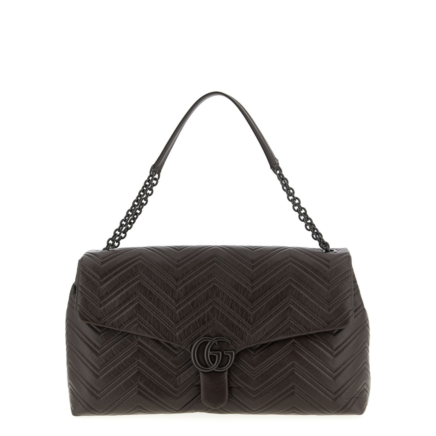 Gucci Brown Calfskin Shoulder Bag