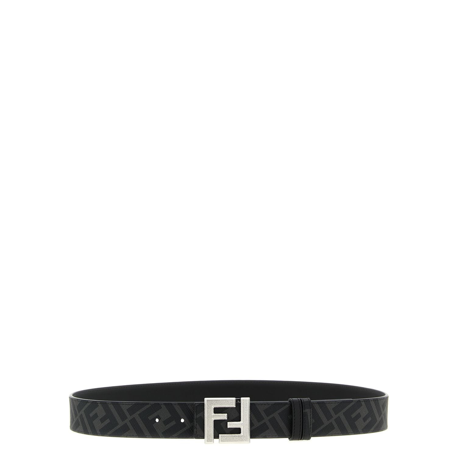 Fendi Black Calfskin Regular Belt