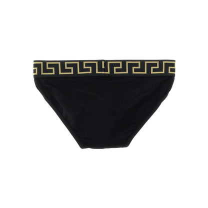 Versace Black Cotton Briefs
