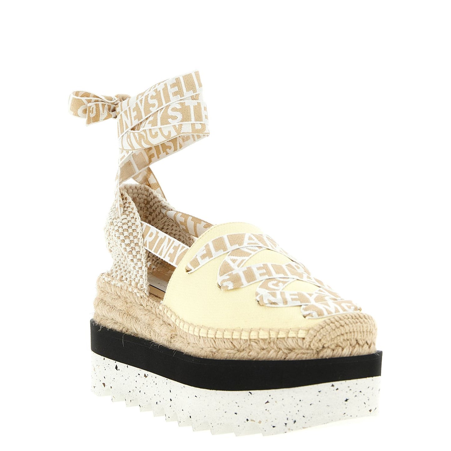 Stella McCartney Bicolor Polyethylene Wedge Sandals