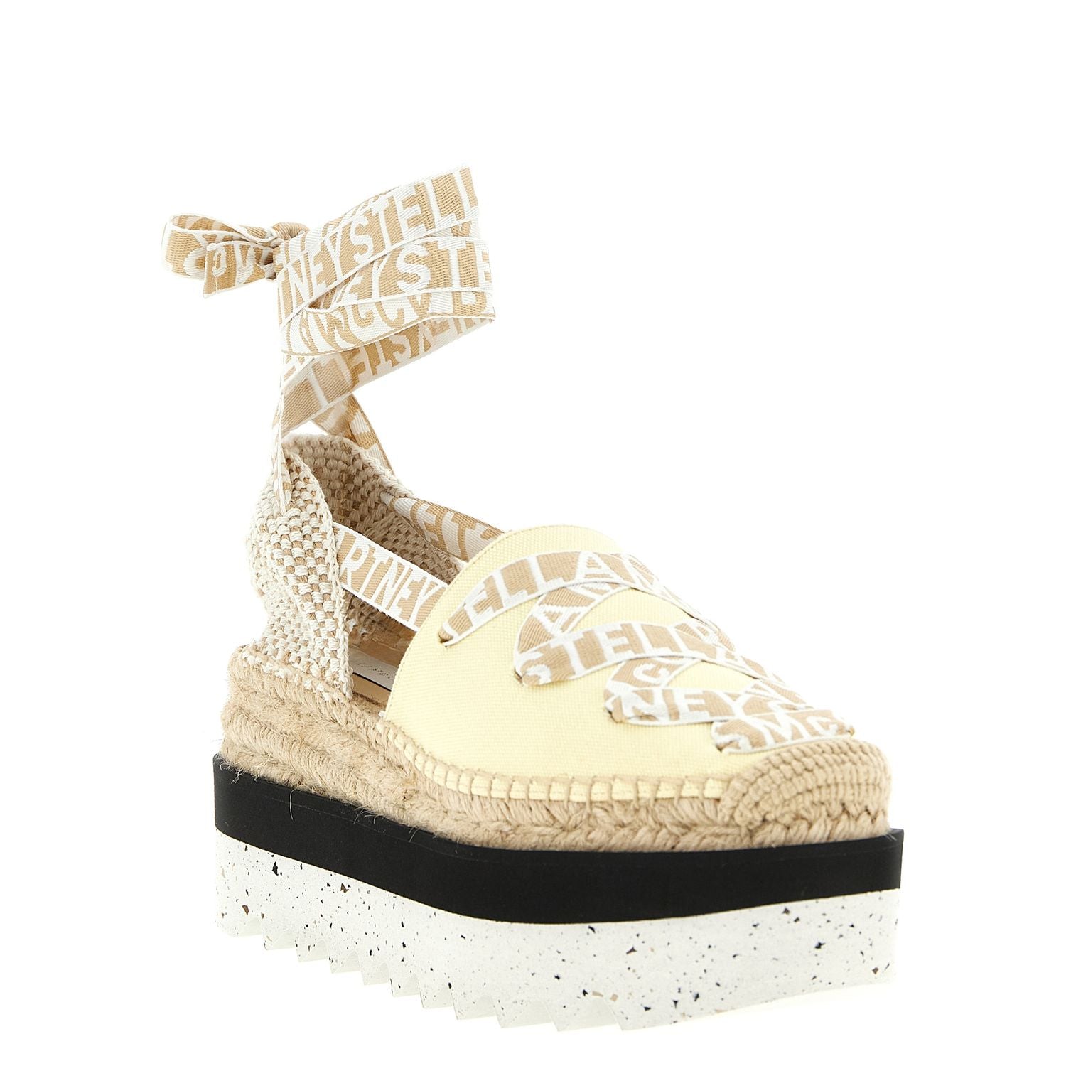 Stella McCartney Bicolor Polyethylene Wedge Sandals