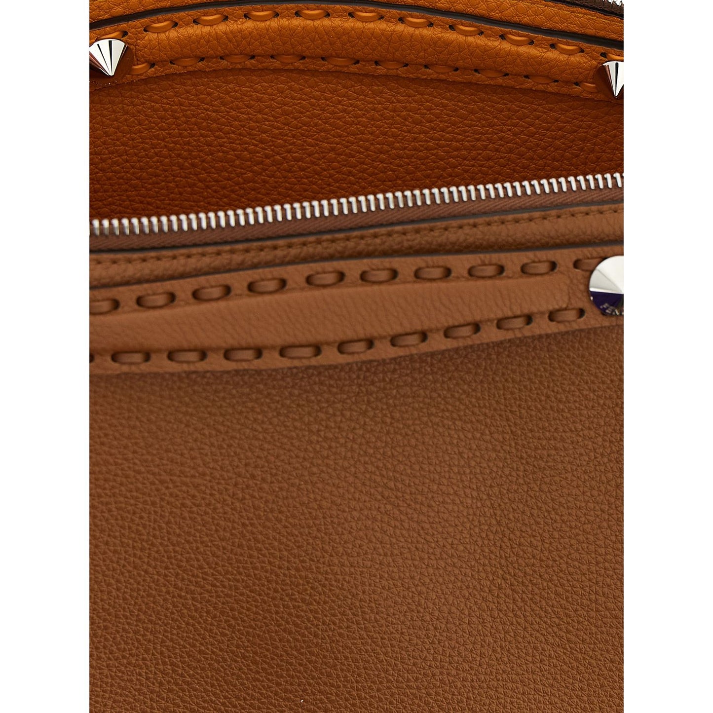 Fendi Brown Calfskin Handbag