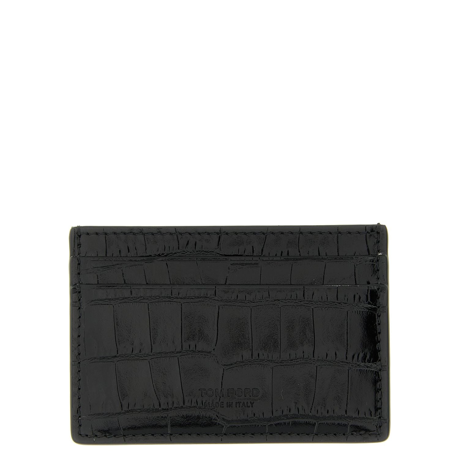 Tom Ford Black Calfskin Cardholder