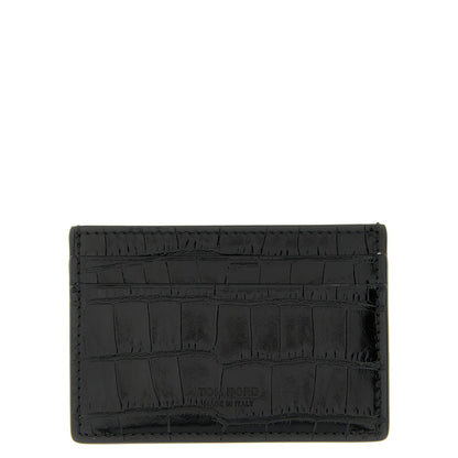Tom Ford Black Calfskin Cardholder