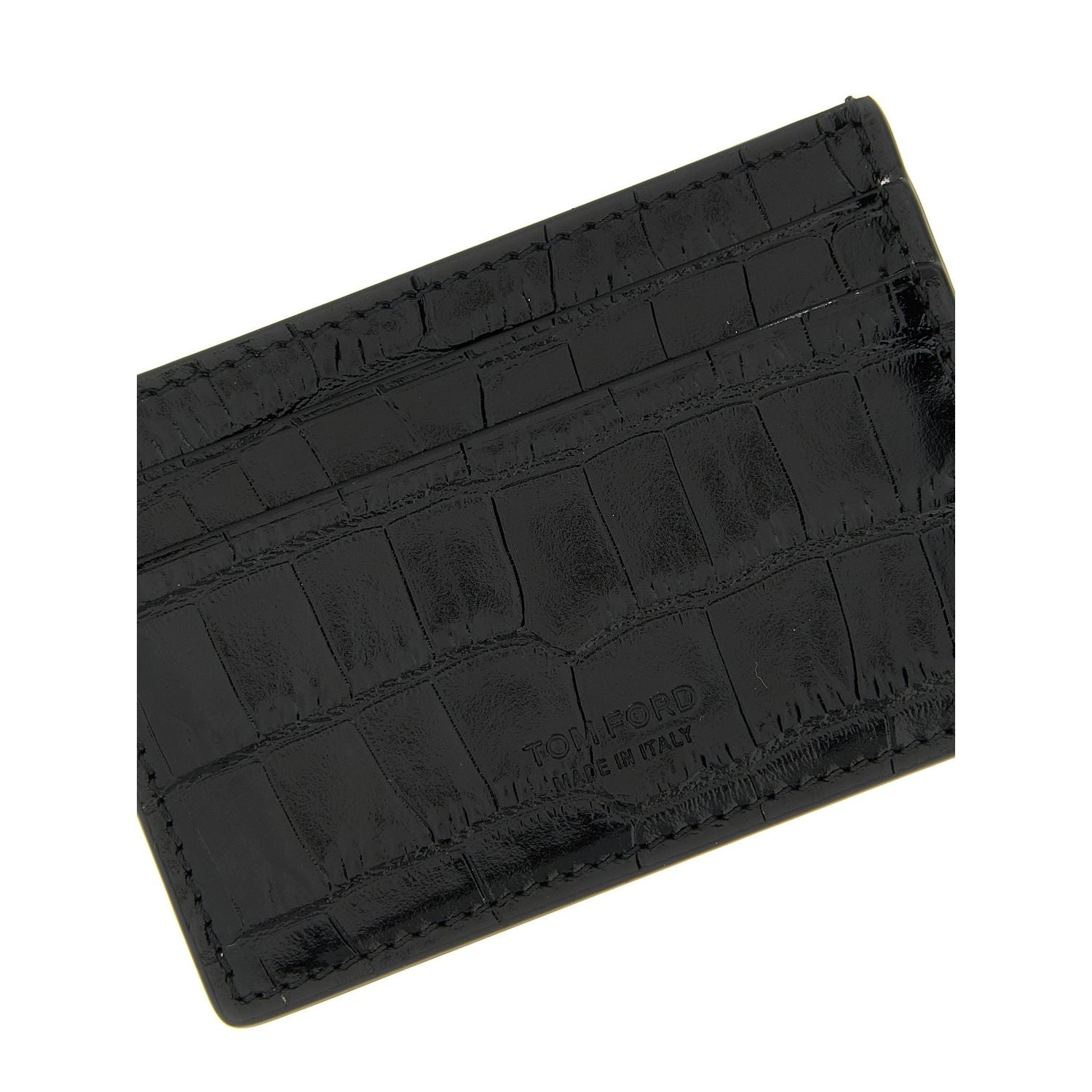 Tom Ford Black Calfskin Cardholder