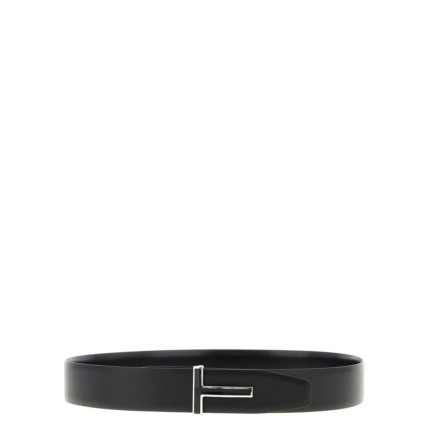 Tom Ford Black Calfskin Regular Belt