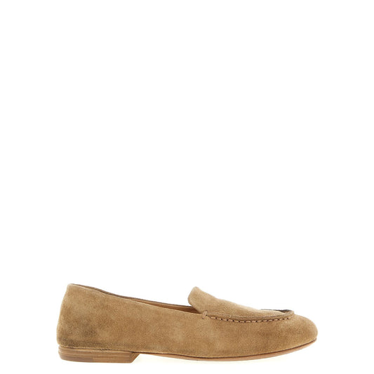 Marsell Beige Calfskin Slip-On Loafers