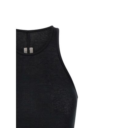 Rick Owens Black Viscose Tank Tops