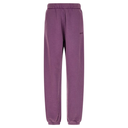 The Attico Purple Cotton Joggers (Workout Pants)