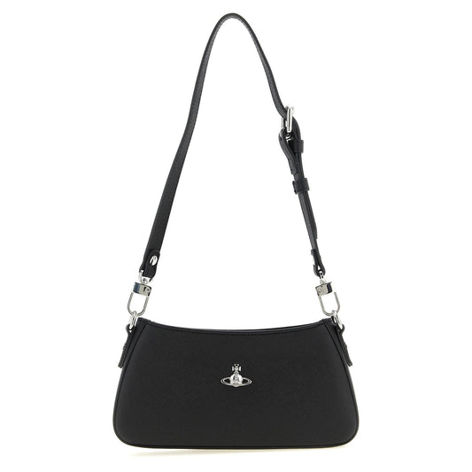 Vivienne Westwood Black Polyethylene Shoulder Bag