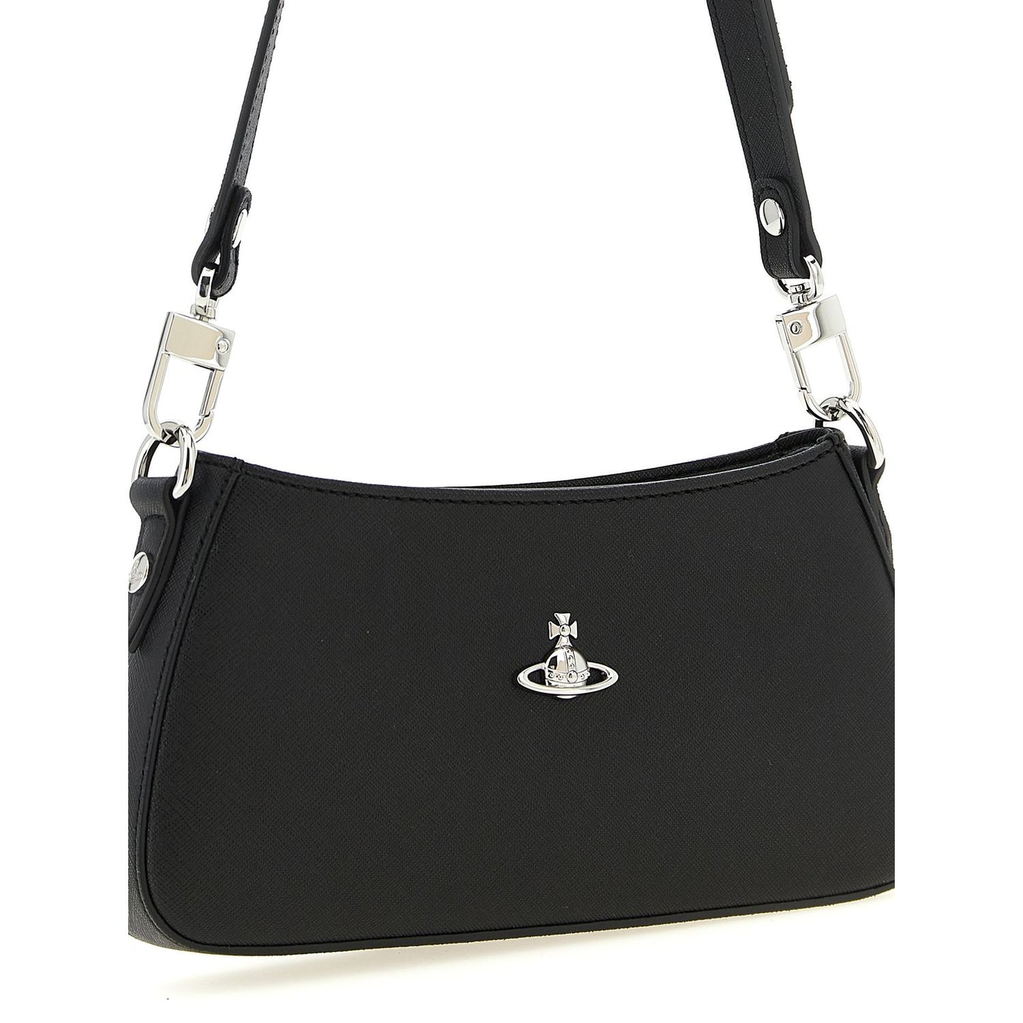 Vivienne Westwood Black Polyethylene Shoulder Bag