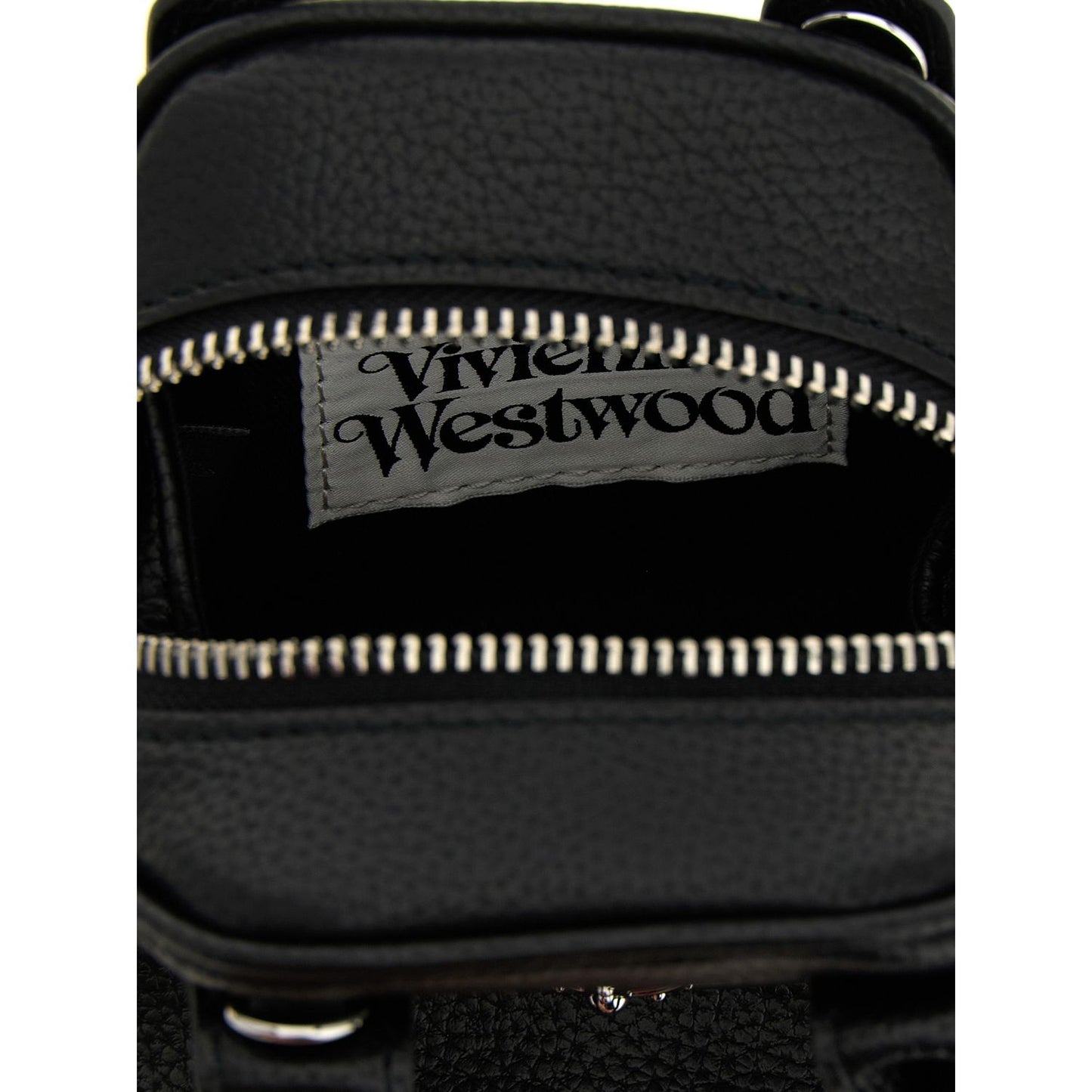 Vivienne Westwood Black Polyethylene Handbag