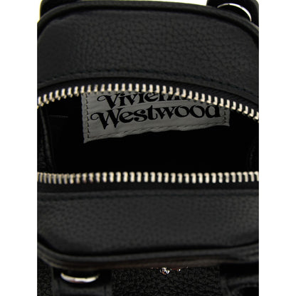 Vivienne Westwood Black Polyethylene Handbag