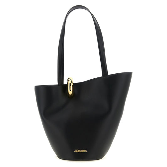 Jacquemus Black Cowhide Shoulder Bag
