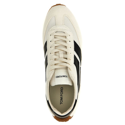 Tom Ford Bicolor Polyester Athletic Sneakers