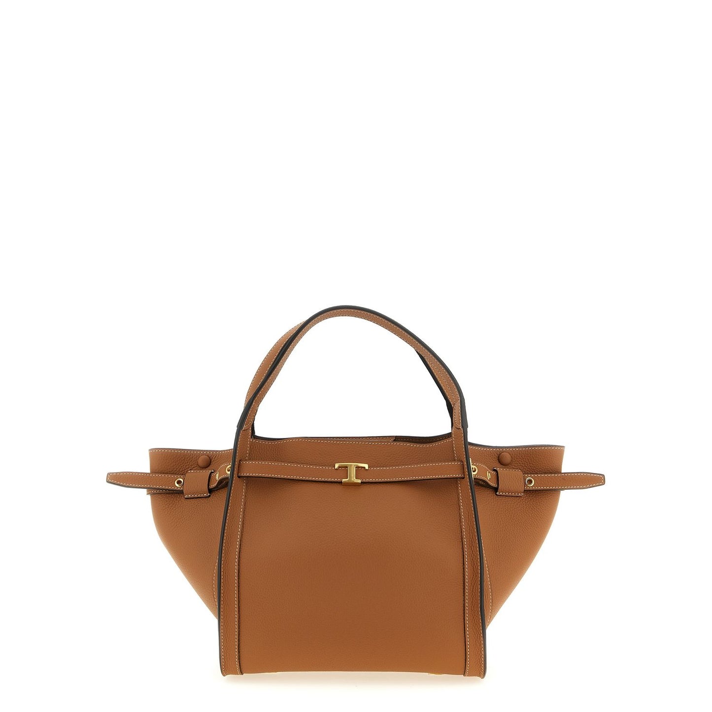 Tod's Brown Calfskin Tote Bag