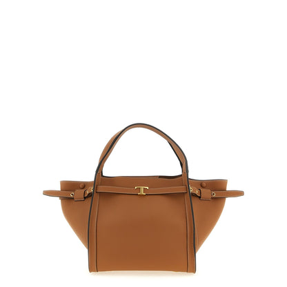 Tod's Brown Calfskin Tote Bag