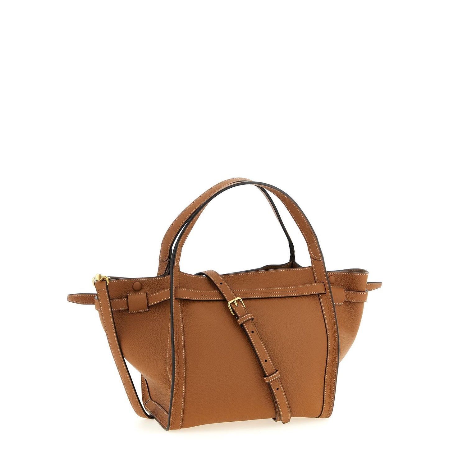 Tod's Brown Calfskin Tote Bag