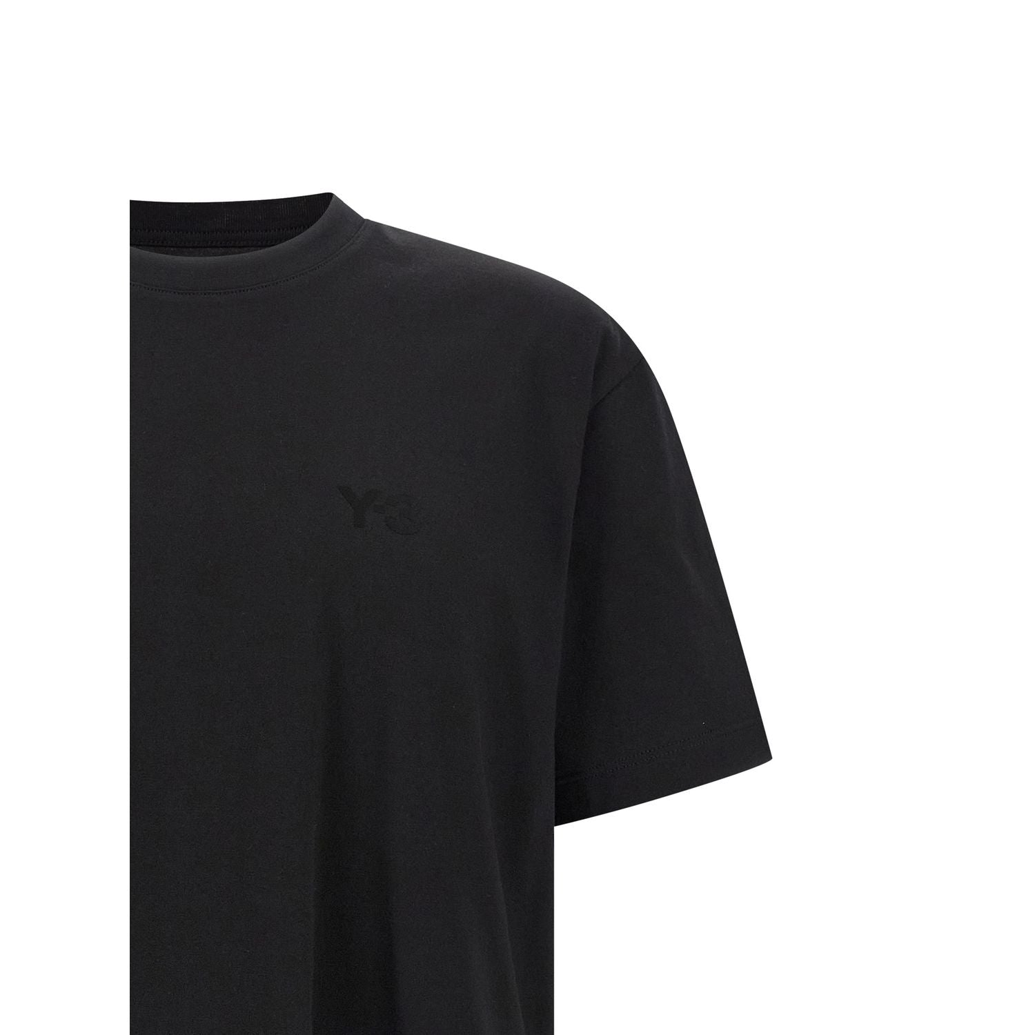 Y-3 Black Cotton T-Shirt