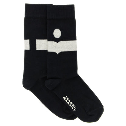 Isabel Marant Black Cotton Socks