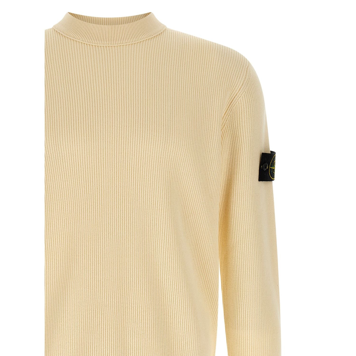 Stone Island Beige Cotton Cardigan