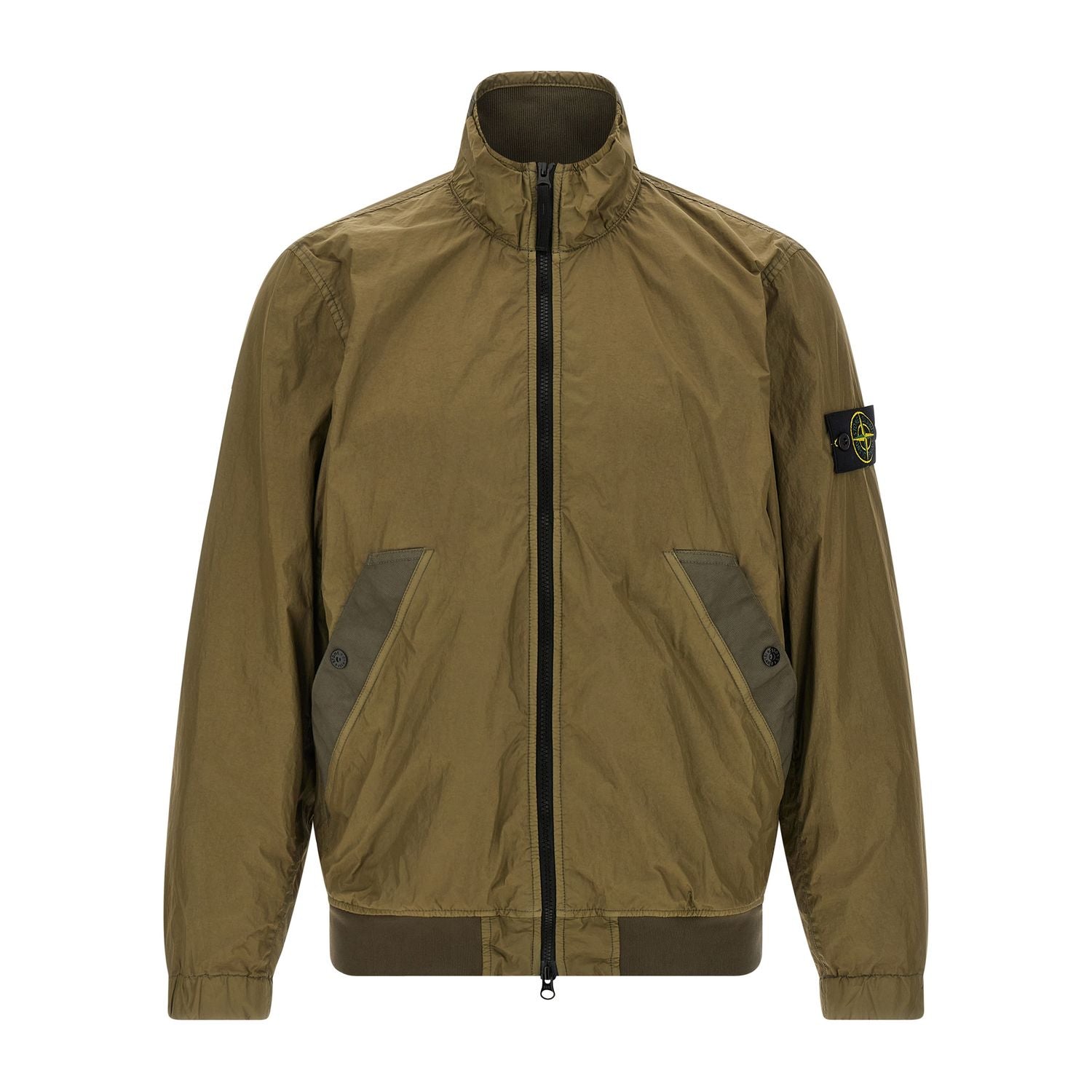 Stone Island Bicolor Polyamide Shell Jacket