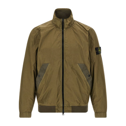 Stone Island Bicolor Polyamide Shell Jacket