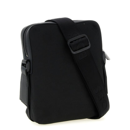 Hugo Boss Black Polyester Crossbody Bag