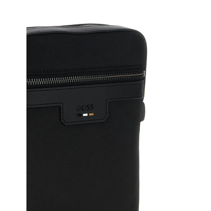 Hugo Boss Black Polyester Crossbody Bag