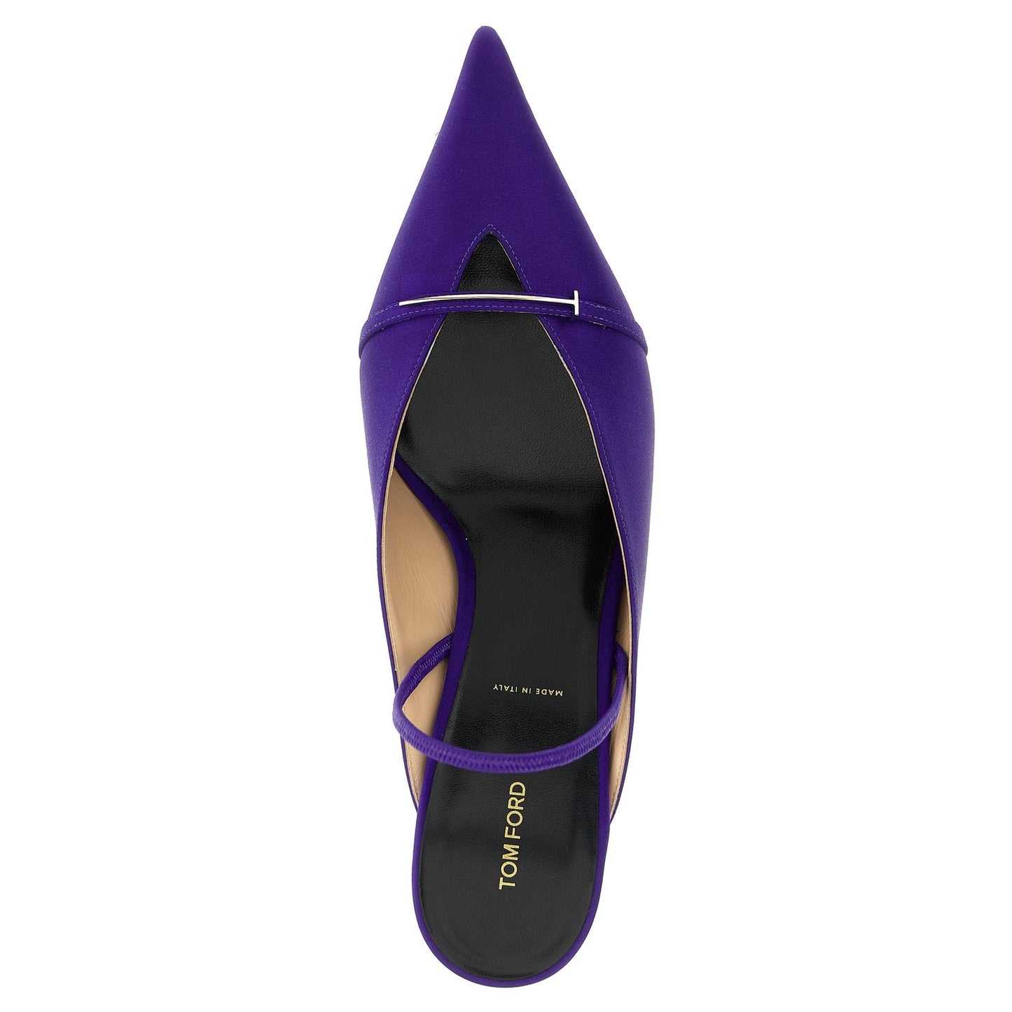 Tom Ford Purple Viscose Mid Heel Pumps