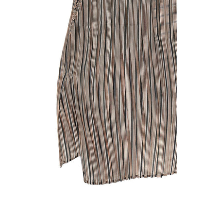 Issey Miyake Brown Polyester Blouse