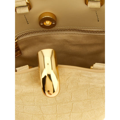 Jacquemus Beige Calfskin Handbag