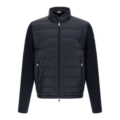 Moncler Blue Polyamide Cardigan