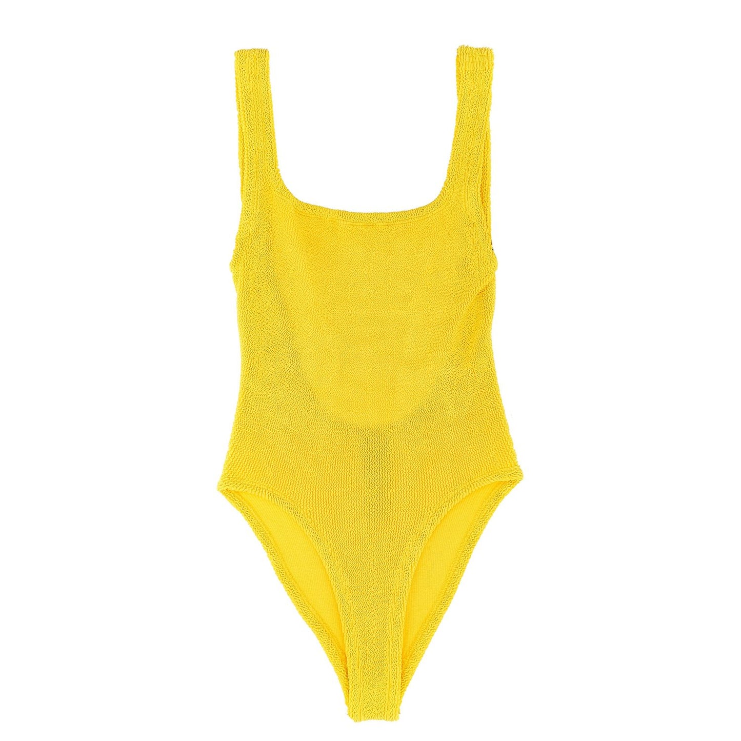 Hunza G Bicolor Polyamide One-Piece Swimsuit